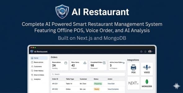 AI Restaurant POS – Complete Restaurant Management System